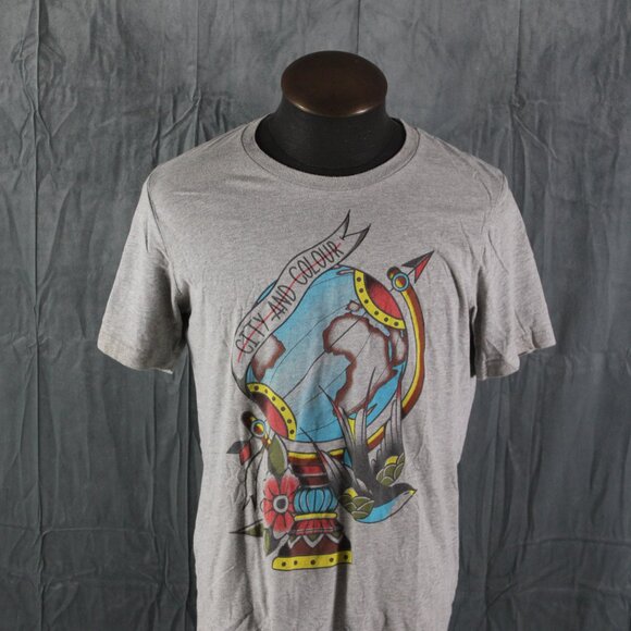 Band Shirt - City and Colour Sometimes Albume Cover Graphic - Men's Large - Picture 3 of 7